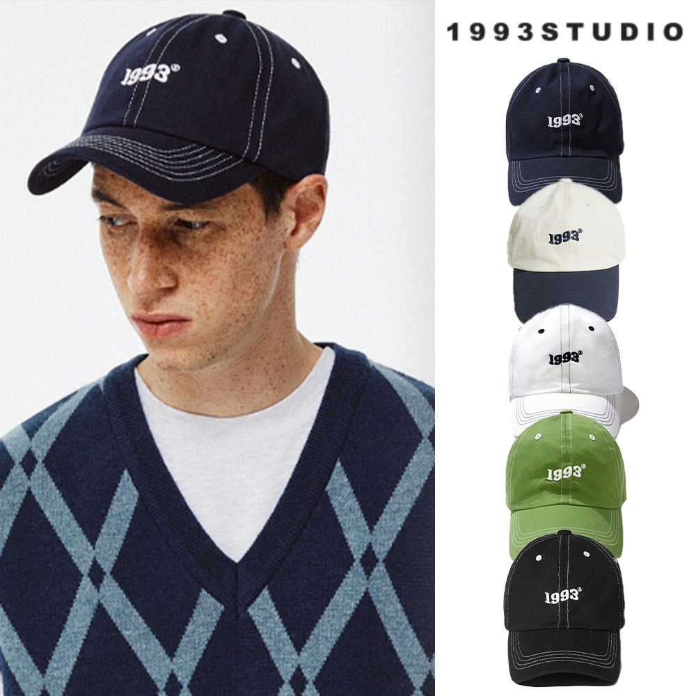 [1993studio] Wave logo ball cap