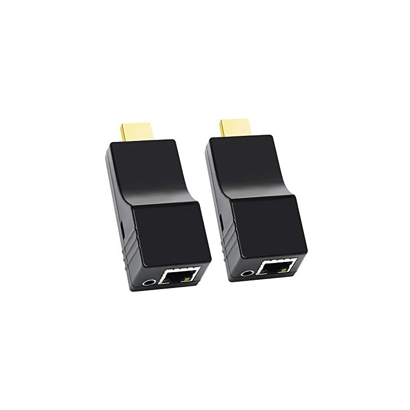 DDMALL 4K HDMIエクステンダー 4K@60Hzで最大70m シングルCAT5e/6ケーブル上 レイテンシーなし 紛失なし HDCP 2.2 自動EDID レイテンシなし POC HDMI送