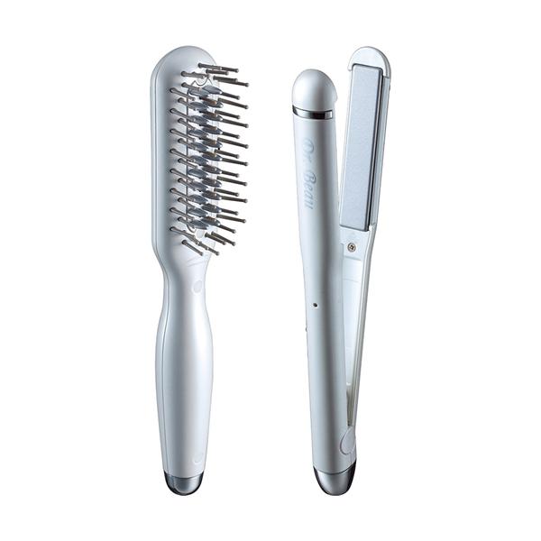 DB-GW503-D KALOS BEAUTY TECHNOLOGY Dr. Beau Glister USBブラシアイロン＆ヘアアイロンセット ダイヤモンドパール