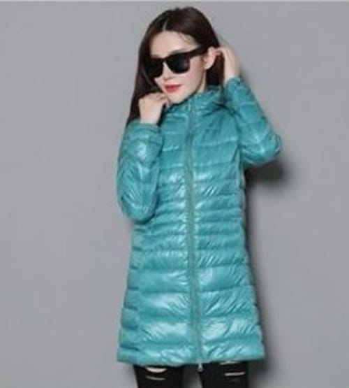 5235.ダウンコート（グリーン）2019 春夏 sale 春夏 sale アウター ジャケット 美ライン おしゃれ きれいめ オフィス ビジネス お出かけ パーティー 女子会 普段使い 通勤 通学