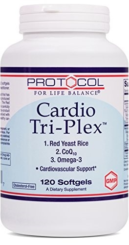 その他 Protocol For Life Balance - Cardio Tri-Plex - Red Yeast Rice, CoQ10 and Omega-3 Rich Fish Oil for C