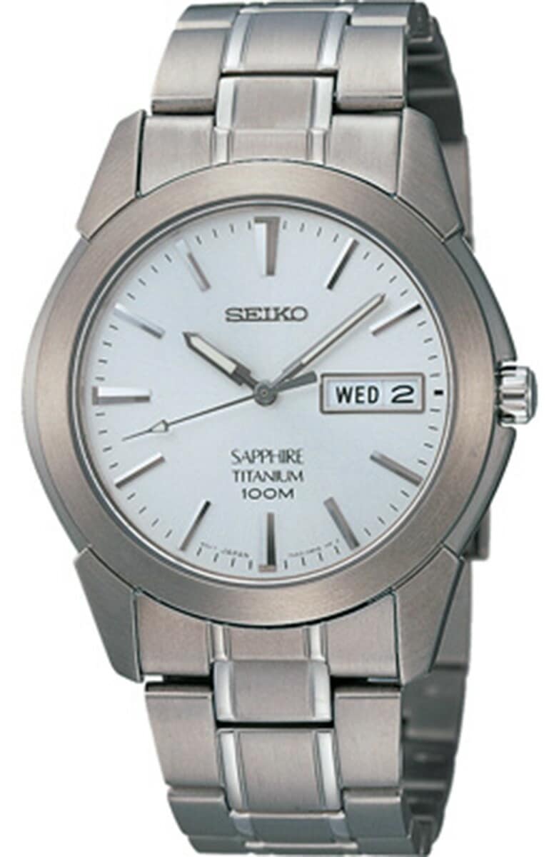 [10年保証] [訳あり品] [生産終了 希少海外モデル] [新品] [セイコー] SEIKO チタン サファイア SGG727P1