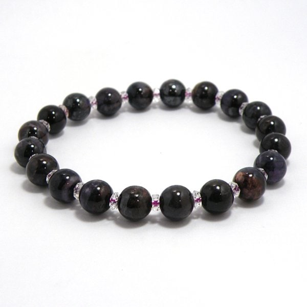 スギライト 水晶 1点もの ブレスレット 約8mm 約20cm 天然石 パワーストーン