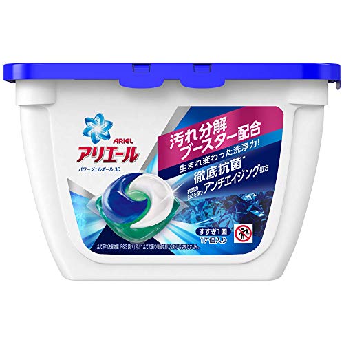 アリエール ジェルボール 抗菌 洗濯洗剤 本体 17個入×4個