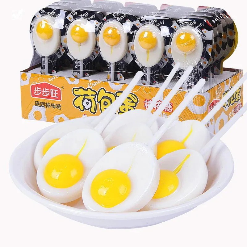 グミ 【1つ買うと1つ無料】かわいいポーチドエッグ型ロリポップ Youtube で話題 韓国お菓子 30個60個