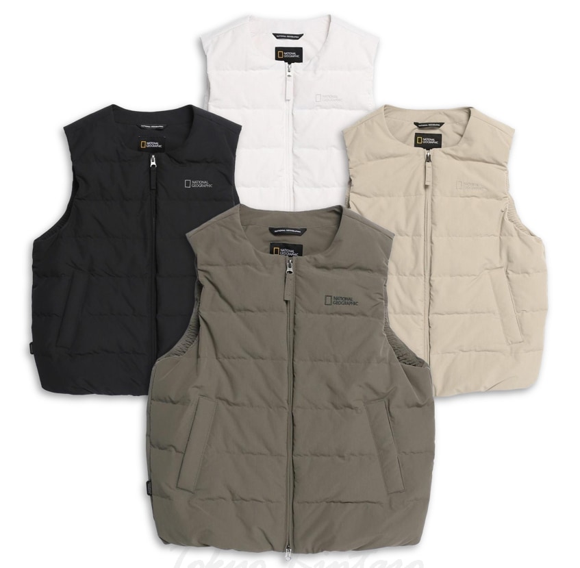 (W) HERON U-NECK 軽量 DOWN VEST (N254WDV920)
