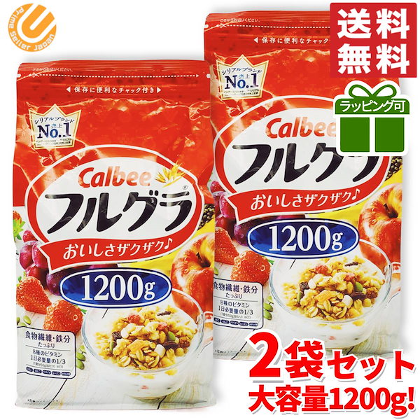 Qoo10] calbee フルグラ 750g よりも大容量 120