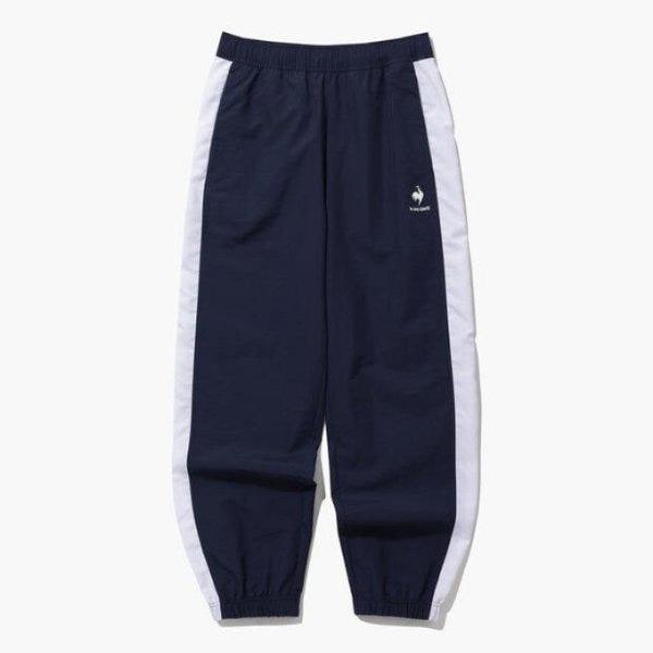 パンツ NQJ QQ123LPT22-DNV カラーブロック ルーズ ジョガー パンツ / DARK NAVY