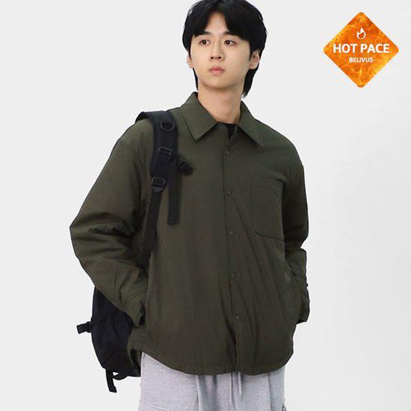 ビリーバス 男性 デイリー コンフォートフィット ウインドブレーカー ダウンライク オーバーフィット シャツパディング WS206