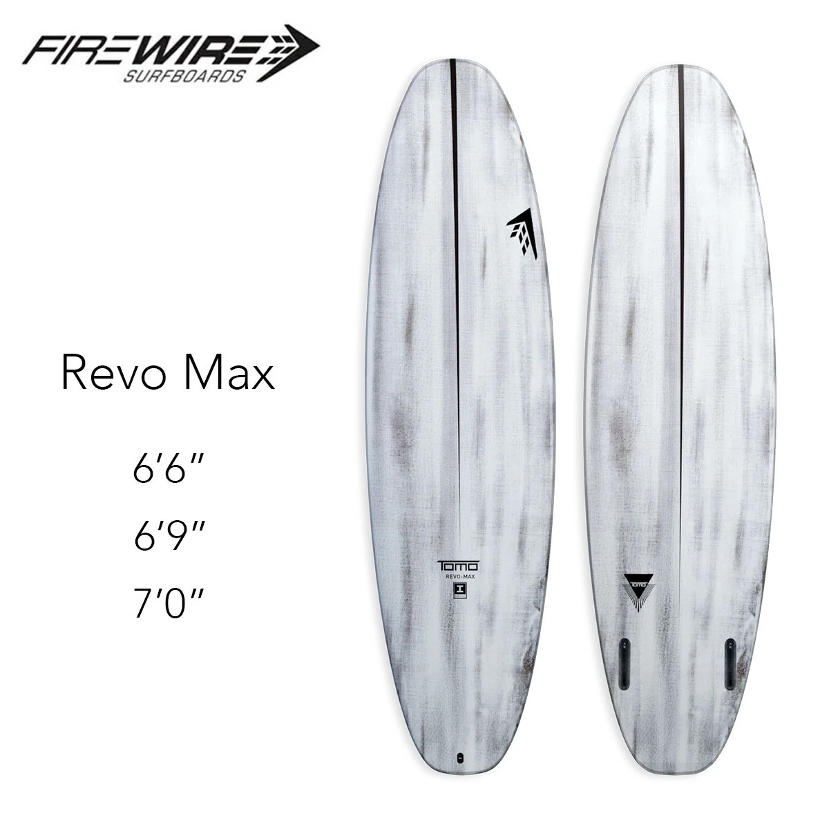 ファイヤーワイヤー サーフボード レボ マックス FIREWIRE SURFBOARDS Revo Max 6ft6in 6ft9in 7ft0in ツインフィン キールフィン ファンボード