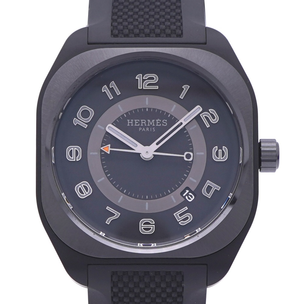 新品同様 自動巻き H08 SP1.742 腕時計 チタン/ラバー ブラック 1530【中古】 メンズ 257,400円