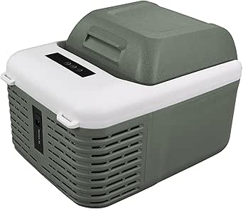 車載冷蔵庫 11L ポータブル冷蔵庫 小型 -20℃～20℃ 急速冷凍 3WAY電源対応 DC12V/24V AC100V 車載家庭両用 45耐震設計 固定用穴付き 低電圧保護 車中泊 キャンプ 現