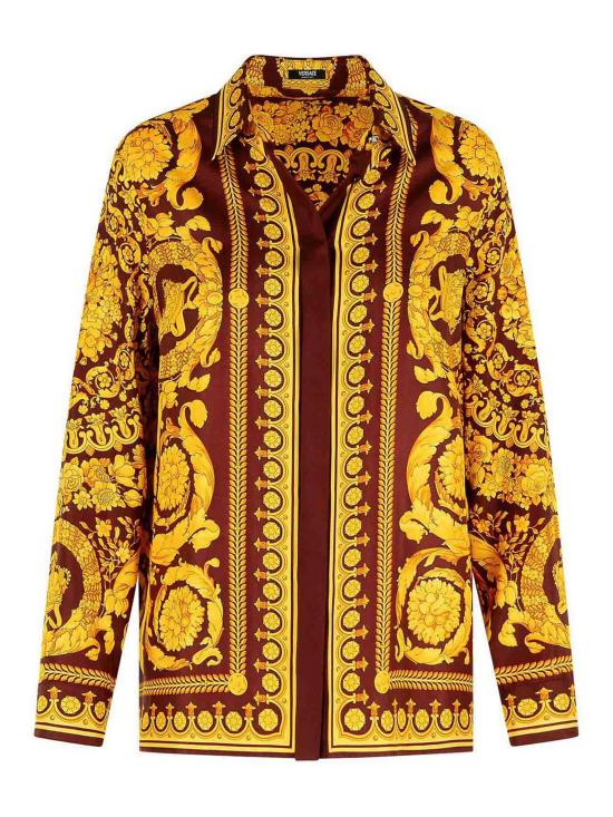 VERSACE Women Shirts 1001360 BORDEAUX