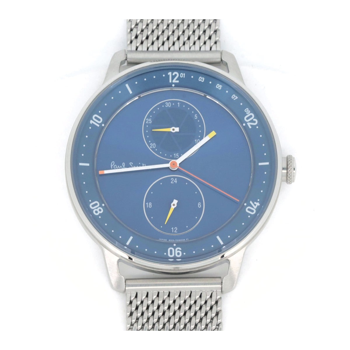 チャーチストリート メンズ腕時計 青 アナログ クォーツ 質屋出品