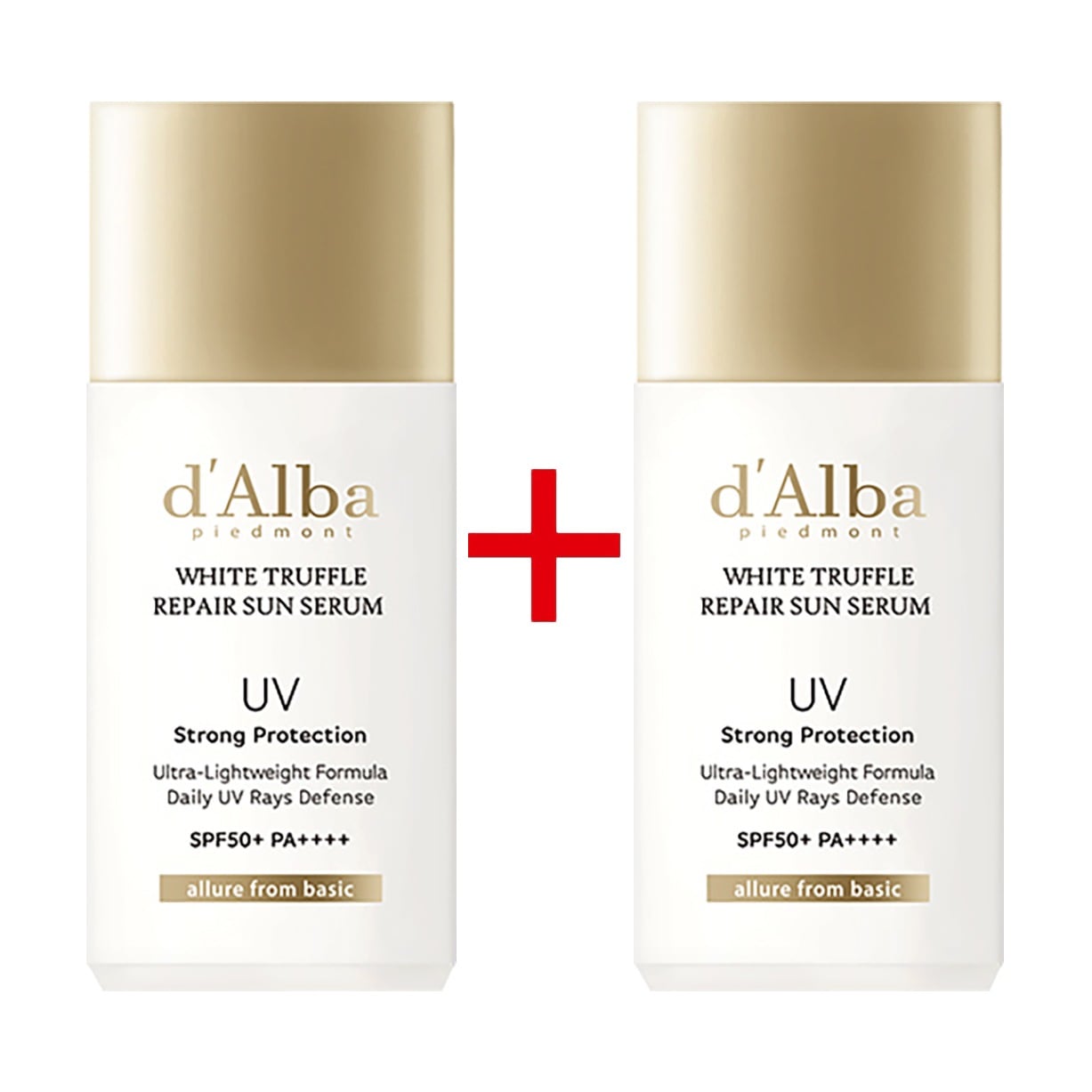 [1+1]ホワイトトリュフリペアサンセラム 35ml+35ml / 日焼け止め /UVケア紫外線保護