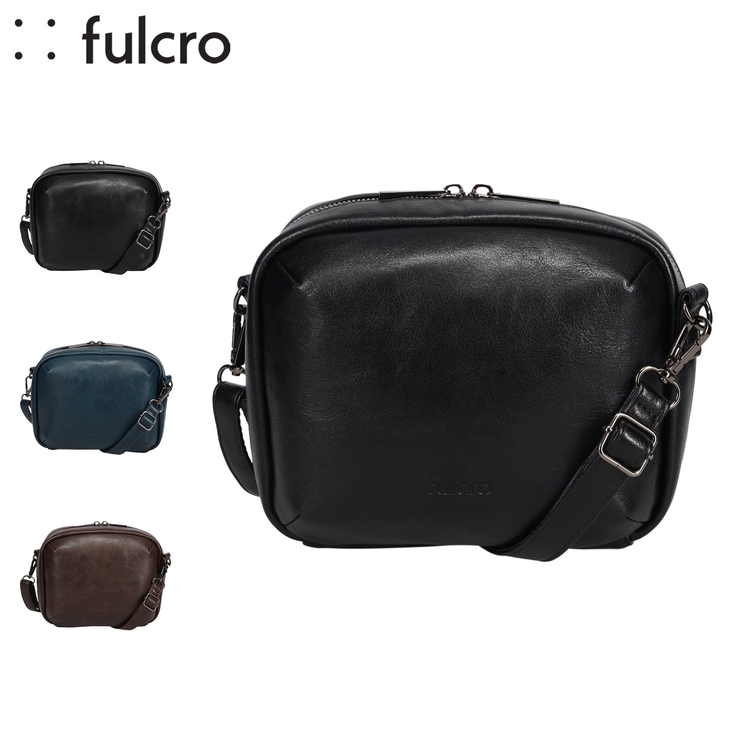 ショルダーバッグ ポーチ メンズ レディース 軽量 斜めがけ ファスナー付き R/CUBE fca-1005