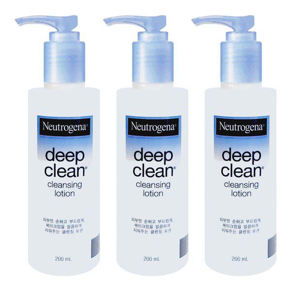 ディープクリーン クレンジングローション 200ml X 3個