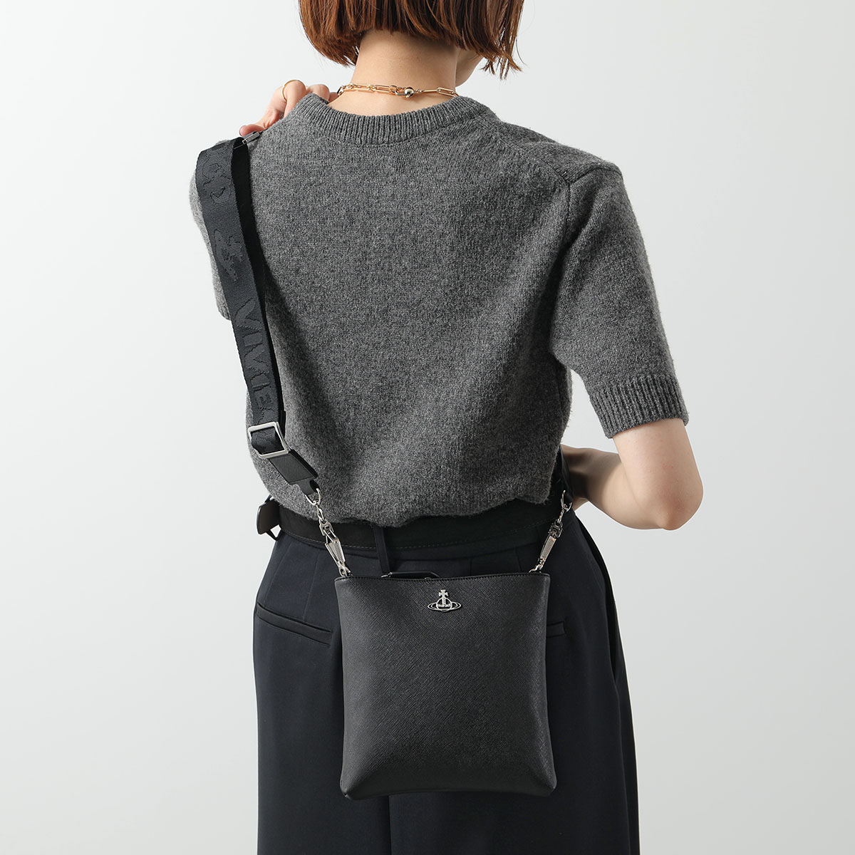 Vivienne Westwood ヴィヴィアンウエストウッド ショルダーバッグ SQUIRE SQUARE CROSSBODY 4803000AU S0021 レディース オーブ 鞄 N401/BL