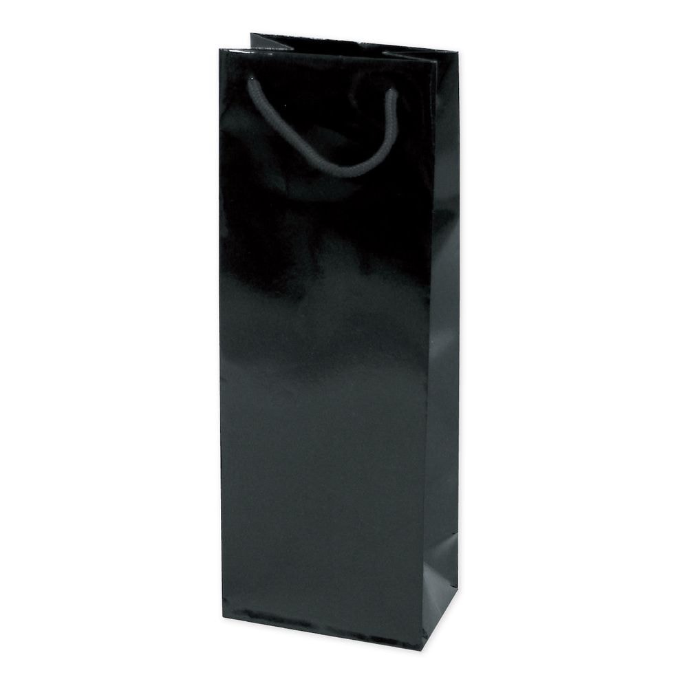 （まとめ買い）ササガワ 手提げ袋 スリムタイプ 黒 幅130xマチ90x高さ360mm 10枚入 50-6933 [x3]