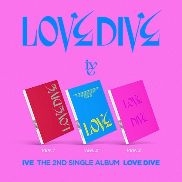 [3種セット] IVE [LOVE DIVE] 2ndシングル アルバム チャート反映