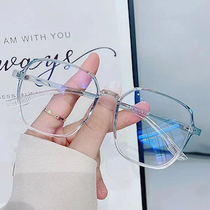 近視 乱視 眼鏡 ブルーライトカット 度あり メガネ 韓版ファッション 度付き 男女兼用 10012