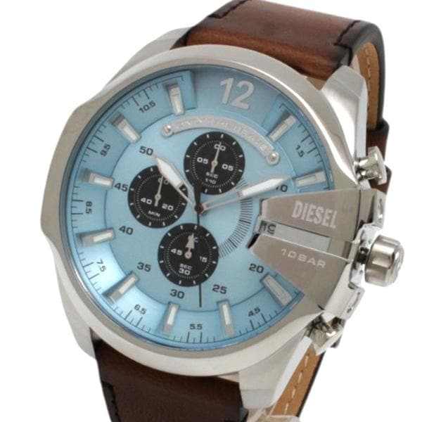 MEGA CHIEF DZ4657 腕時計 メンズ ブルー クロノグラフ クオーツ アナログ 並行輸入品