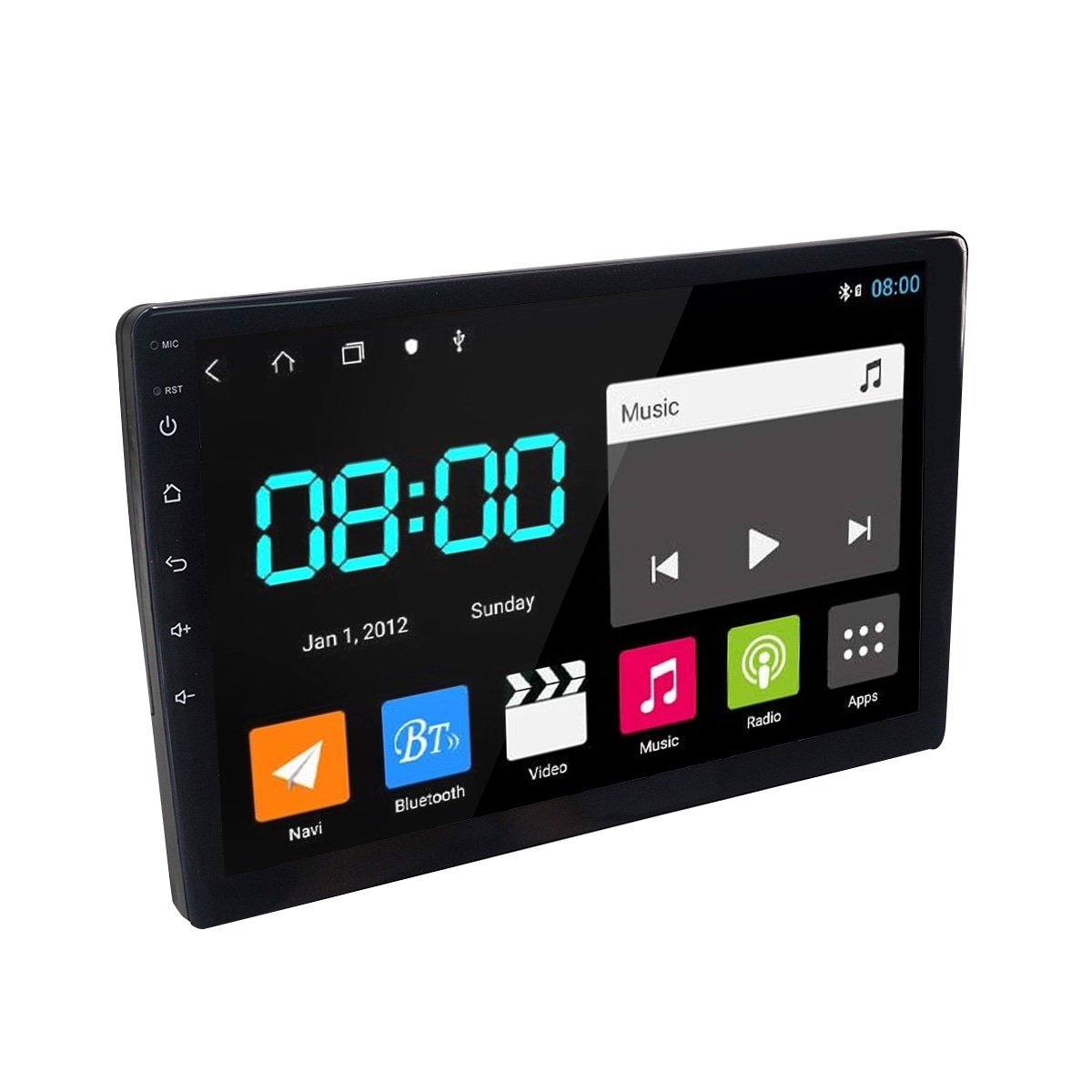 10.1インチ Android11 2.5D IPSタッチパネル 1280*720 タブレット カーナビ モニター 2G+32G Sim4G対応 FM ハンズフリー 2023年モデル 3ヶ月保証