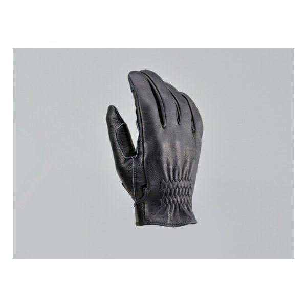 バイクグローブ HBG-037内縫いガンカットショート ブラック Sサイズ D15189