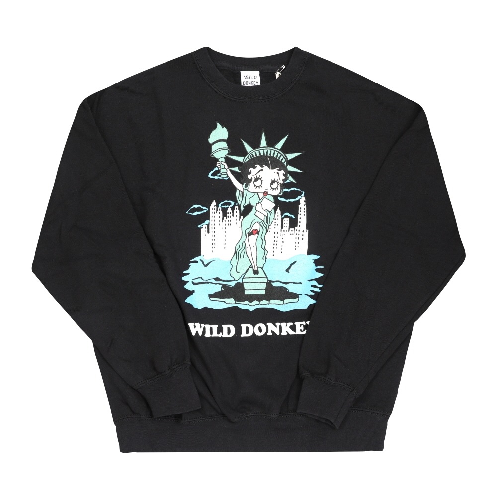 ワイルドドンキー パーカー FG-BETTY LIBERTY BLACK