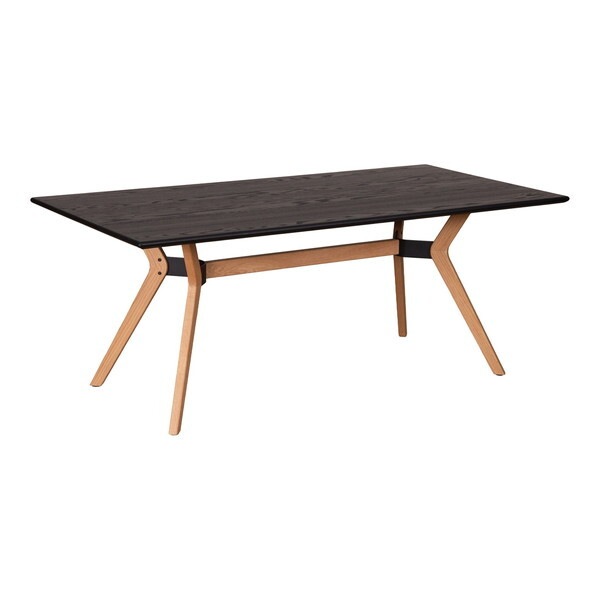 筑波産商 ARBOL コージー 180x90 ダイニングテーブル T BK X脚 メーカー直送