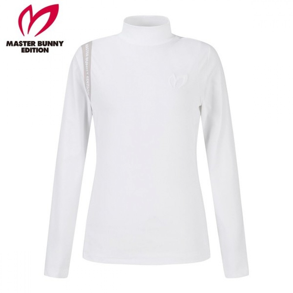 [マスターバニー] 女性用エンボスシンボルカラーロゴ長袖Tシャツ