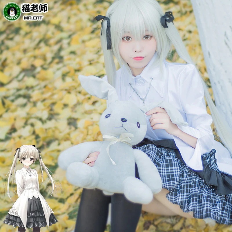 猫先生穹妹服衣装フルセットコスプレ女装アニメロリ装縁の空春日野穹ユニフォーム