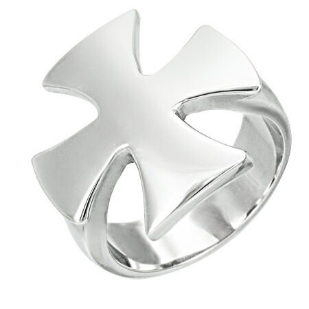 アイアンクロスステンレスリング（RMT011）指輪 18号 23号 29号 十字架 シンプル 鉄十字 カジュアル サージカルステンレス316L 男性 女性 プレゼント r0527xxxxxxxx