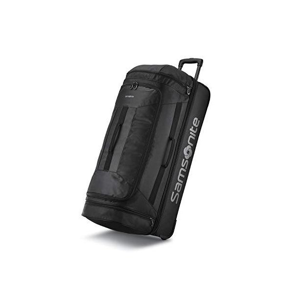 Samsonite Andante 2 Drop Bottom Wheeled Rolling Duffel Bag， All Black， 32-Inch 並行輸入品