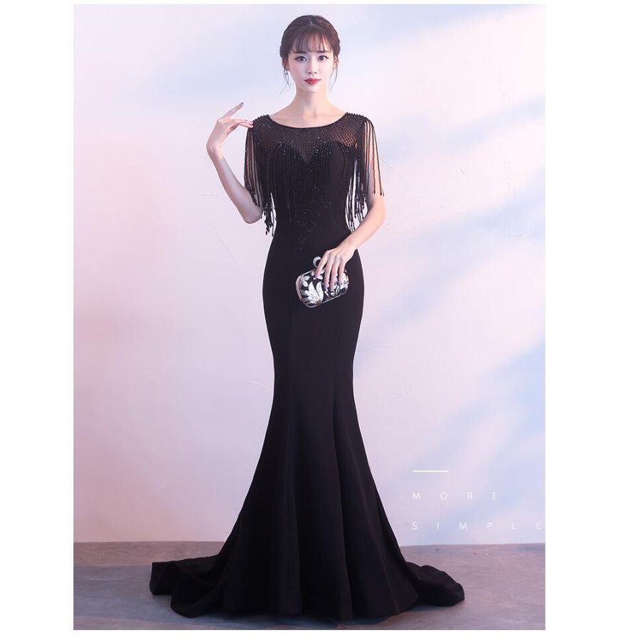 高級感 マーメイドドレス ウエディングドレス ナイトドレス ロング丈ドレス パーディードレス ピアノ
