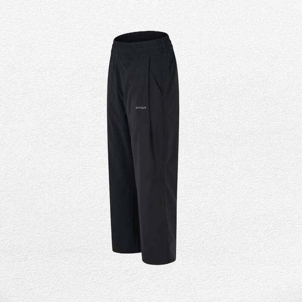 女性トレーニング冷感9分丈パンツSPJPCNPT351WBLK