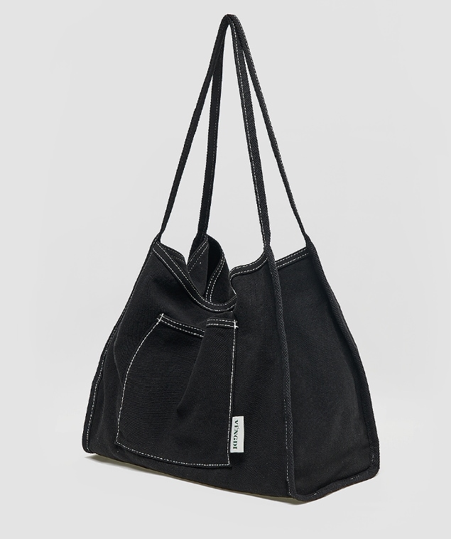 消費税無し VENGDI【VENGDI】 ASHER BAG : BLACK ショルダーバッグ