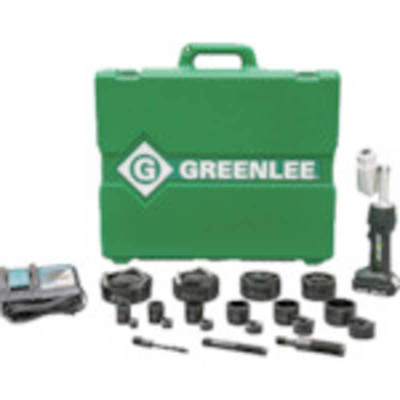 RIDGE　GREENLEEインテリパンチ7トン電動コｰドレス油圧パンチャｰセット 　LS50LSB4