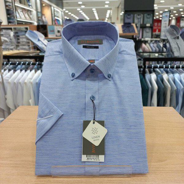 リネンミニチェックボタンダウン/EBCHS-41542_IC