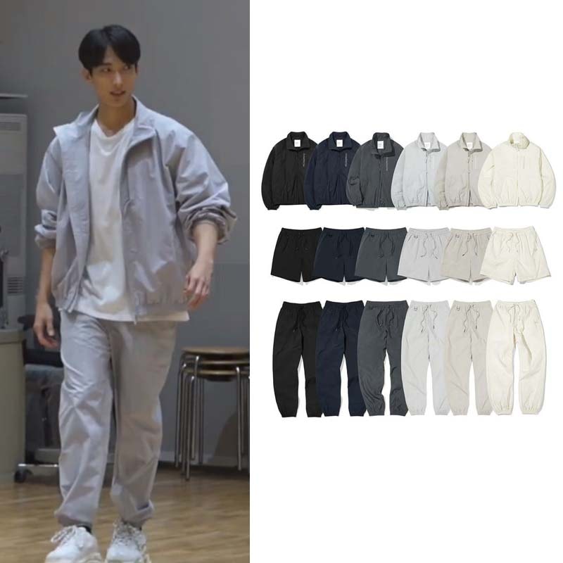 SEVENTEEN DK ドギョム着用 2-WAY TECH SHORT JACKET SET-UP / ツーウェイテックショートジャケットセットアップ