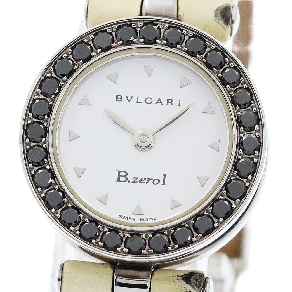 ブルガリ BVLGARI BZ22S B-zero1 ブラックダイヤモンドベゼル クォーツ レディース _950255【中古】