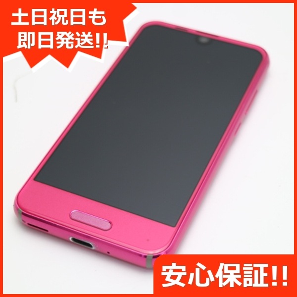 美品 SHV41 AQUOS R compact ローズピンク スマホ 174