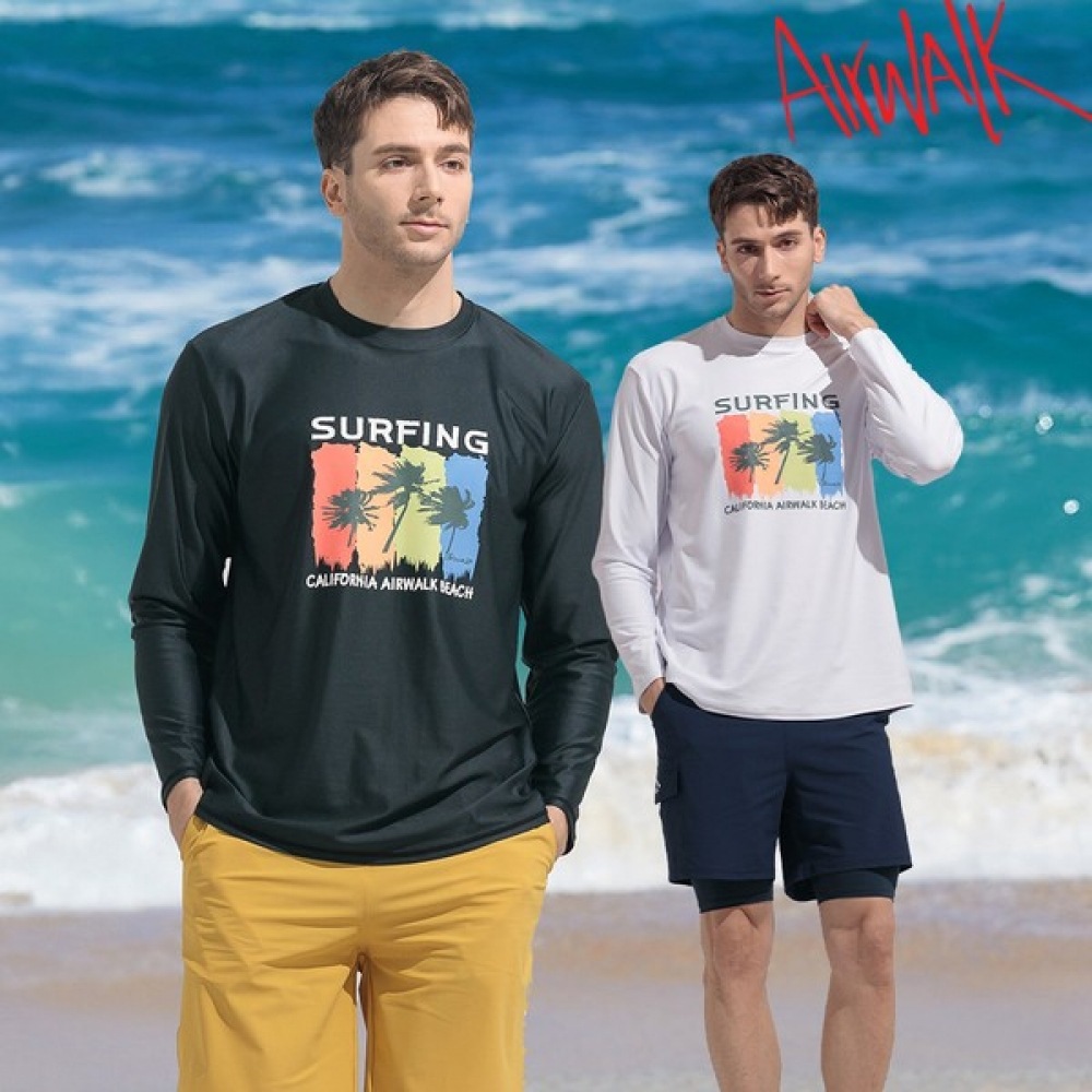 (エアワーク) エアワークサーフメンズラッシュガード T シャツ YaWe5078