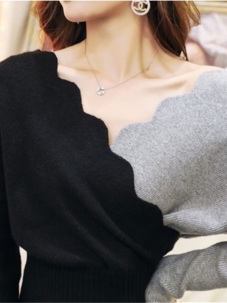 ワンピース デート 膝丈 ひざ丈 ミモレ ミモレ丈 袖あり 長袖 スリム タイト 細身 かわいい 大人可愛い きれいめ シンプル カジュアル 大人 上品 おしゃれ お洒落 主役級 存在感 春 秋 冬