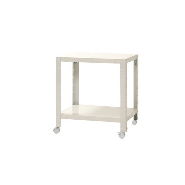 キタジマ 51070002401 NSTR-K024 ホワイト [スマートラック 2段 キャスター付] メーカー直送