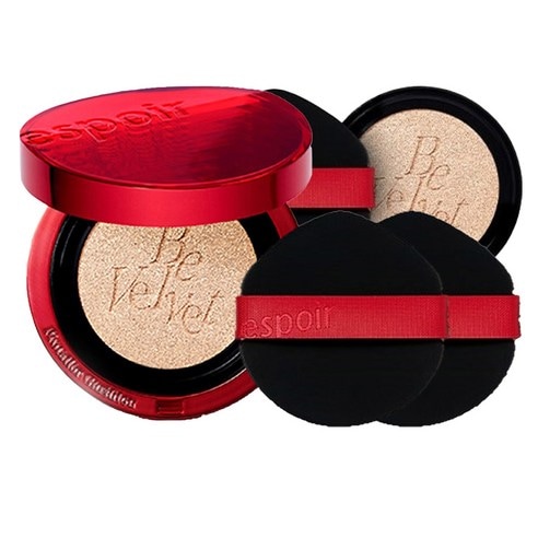 プロテーラー ビベルベット カバー ニュークラス クッションファンデーション 13g + リフィル + パフ SPF34 PA++, 20号 バニラ 崩れにくいしっかりカバークッション