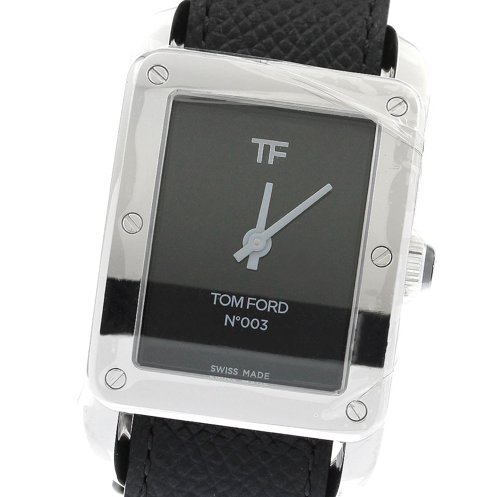 トムフォード TOM FORD TFT003001 N.003 クォーツ メンズ 未使用品 箱・保証書付き_900176【中古】