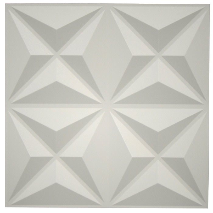 （まとめ）カベデコパネル 壁面デコレーション KDP-02 30cmx30cm 3枚入り [xまとめ買い6]