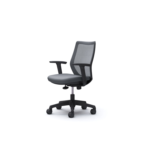 【納期約45日】オカムラ CG-M 可動肘 背メッシュ ハンガー無 CG91ZRFZK2 グレー [オフィスチェア]