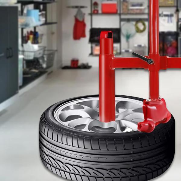 手動タイヤチェンジャー ダックヘッドキット 家庭用 頑丈な取り外しおよび取り付けツール 銀色のコーンなし